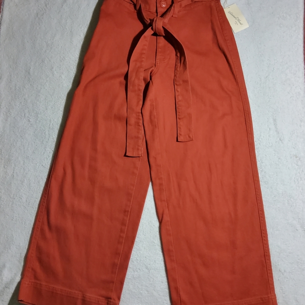 NWT Universal Thread Women's High-Rise Vintage Style Orange Rust Jeans Size 2 26 - Picture 2 of 8
